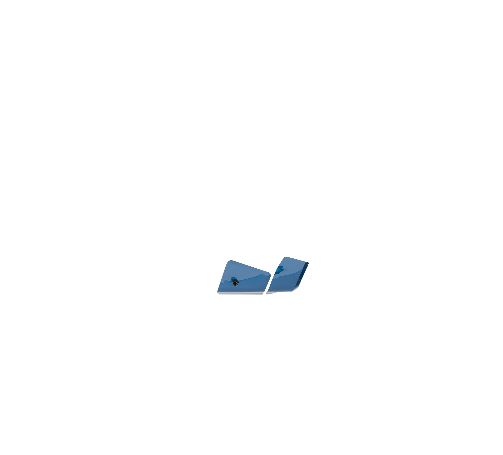 Bleu Metal - Brillant
